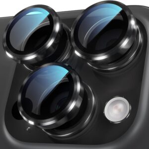 Ultra-Clear iPhone 16 Pro Camera Lens Guard – Full Coverage Aluminum Alloy Ring Protector