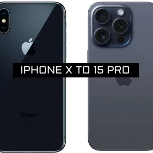 iPhone X To iPhone 15 Pro Full Metal Body Housing Converter Kit Full Panel