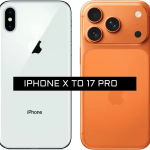 iPhone X To iPhone 17 Pro Full Metal Body Housing Converter Kit Full Panel
