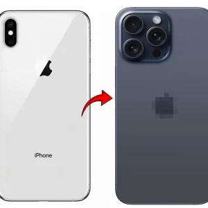 iPhone X To iPhone 16 Pro Full Metal Body Housing Converter Kit Full Panel