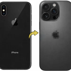 iPhone XR To iPhone 16 Pro Full Metal Body Housing Converter Kit Full Panel