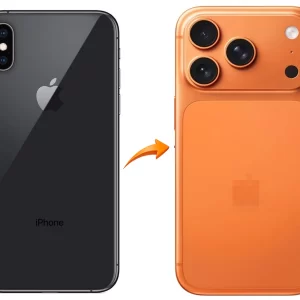 iPhone XS To iPhone 17 Pro Full Metal Body Housing Converter Kit Full Panel
